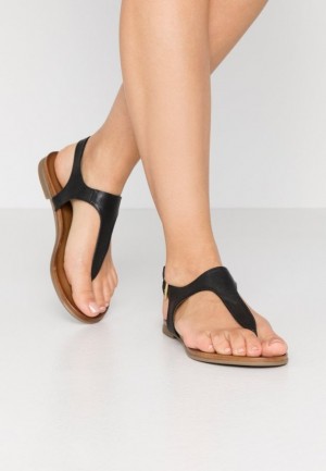 Anna Field Läder T Bar Sandals Sandaler Dam Svarta | GSX-526379