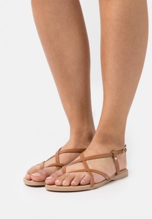 Anna Field Läder T Bar Sandals Sandaler Dam Bruna | CFM-307862