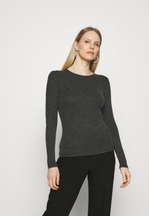 Anna Field Long Sleeved Top T-shirt Dam Grå | ECY-634520