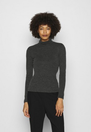 Anna Field Long Sleeved Top T-shirt Dam Grå | VAT-945031