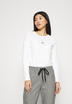 Anna Field Long Sleeved Top T-shirt Dam Vita | HAX-468137