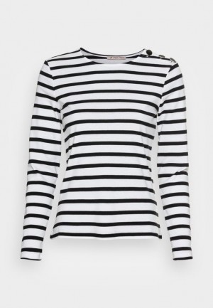 Anna Field Long Sleeved Top T-shirt Dam Vita | EAV-894213