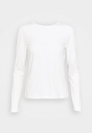 Anna Field Long Sleeved Top T-shirt Dam Vita | UEB-825913
