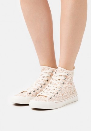 Anna Field Love High Top Trainers Sneakers Dam Ljusrosa | BTS-527861