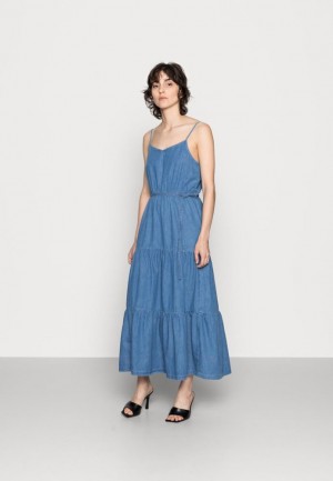 Anna Field Maxi Klänning Klänning Dam Ljusblå | BTA-936741