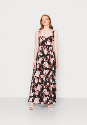 Anna Field Maxi Klänning Klänning Dam Svarta | NIC-905182
