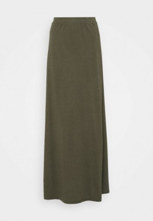 Anna Field Maxi Skirt Kjol Dam Mörkgröna | EUR-629708