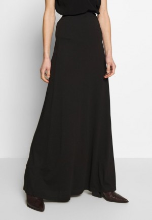 Anna Field Maxi Skirt Kjol Dam Svarta | QXK-592801