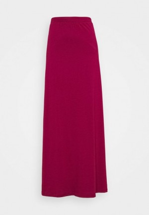 Anna Field Maxi Skirt Kjol Dam Vinröda | GWY-843912