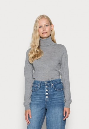 Anna Field Merino Ull Turtleneck Jumper Pullover Dam Grå | OVI-731084
