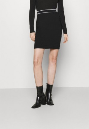 Anna Field Mini Punto Smart Comfy Skirt Pencil Skirt Kjol Dam Svarta | RPN-396470