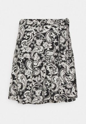 Anna Field Mini Skirt Kjol Dam Svarta | JTM-572093