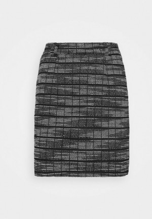Anna Field Mini Skirt With Belt Loop Pencil Skirt Kjol Dam Svarta | DLF-731045