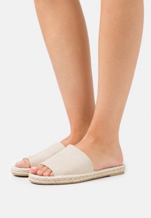 Anna Field Mules Tofflor Dam Beige | PWZ-653192