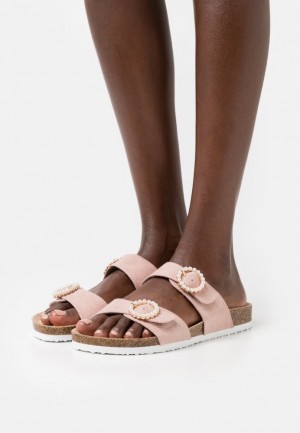Anna Field Mules Tofflor Dam Ljusrosa | STY-025194