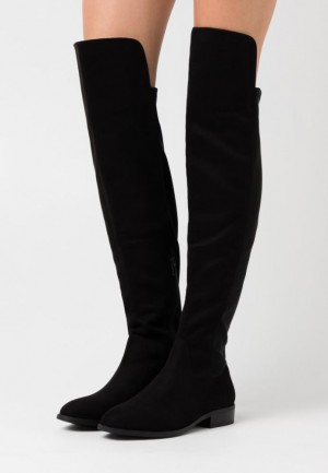 Anna Field Over The Knee Boots Stövlar Dam Svarta | MCW-307549