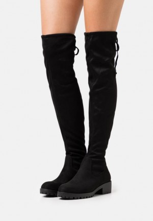 Anna Field Over The Knee Boots Stövlar Dam Svarta | LPZ-824130