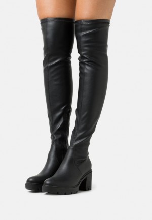 Anna Field Over The Knee Boots Stövlar Dam Svarta | GZB-947325