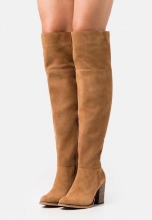 Anna Field Over The Knee Boots Stövlar Dam Bruna | CMT-692750