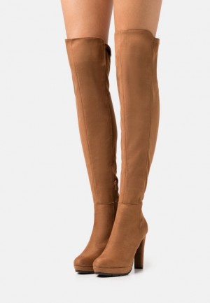 Anna Field Over The Knee Boots Stövlar Dam Bruna | WDR-267105