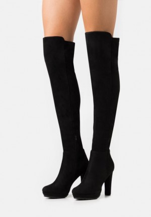 Anna Field Over The Knee Boots Stövlar Dam Svarta | PJM-639845