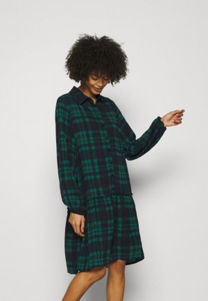 Anna Field Oversized Shirt Klänning Klänning Dam Gröna | SIB-085167