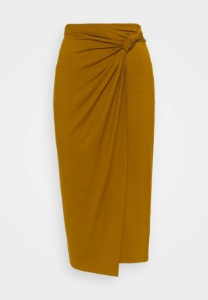 Anna Field Pencil Skirt Kjol Dam Bruna | SYU-345287