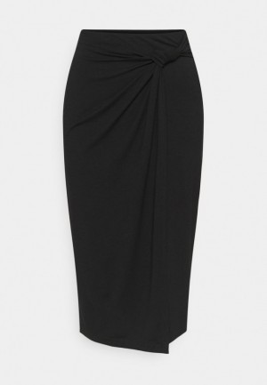 Anna Field Pencil Skirt Kjol Dam Svarta | NXB-283516
