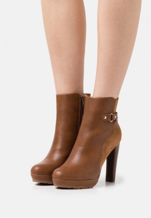 Anna Field Platform Ankle Boots Stövletter Dam Bruna | YWM-168230