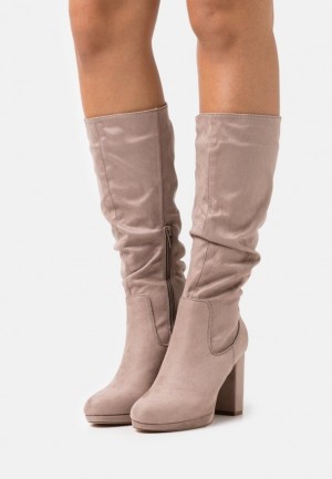 Anna Field Platform Boots Stövlar Dam Grå Bruna | PAK-825974