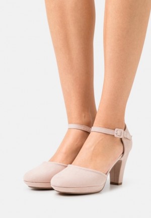 Anna Field Platform Heels Klackar Dam Ljusrosa | DQN-360279