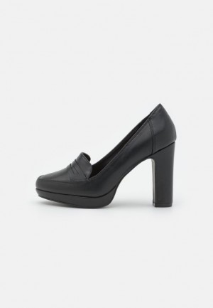 Anna Field Platform Heels Klackar Dam Svarta | JSW-317486