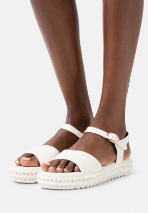 Anna Field Platform Sandals Sandaler Dam Vita | MZS-392760