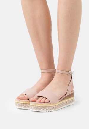 Anna Field Platform Sandals Sandaler Dam Ljusrosa | FZD-645831