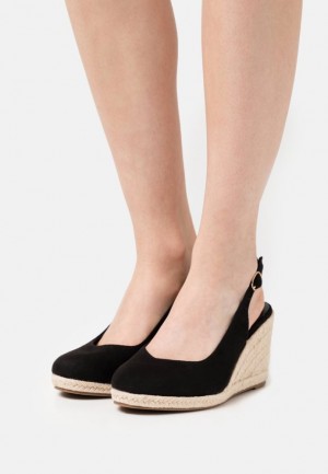 Anna Field Platform Sandals Sandaler Dam Svarta | WYB-620147