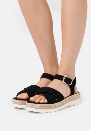 Anna Field Platform Sandals Sandaler Dam Svarta | SND-403562