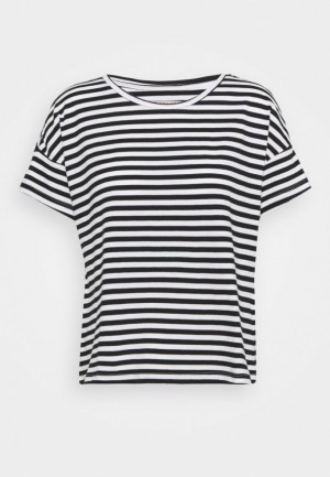Anna Field Print T Shirt T-shirt Dam Svarta | MLI-634890