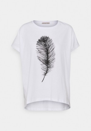 Anna Field Print T Shirt T-shirt Dam Vita | MSW-324190