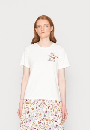 Anna Field Print T Shirt T-shirt Dam Vita | EZO-894152