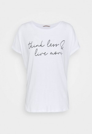 Anna Field Print T Shirt T-shirt Dam Vita | AFS-349607
