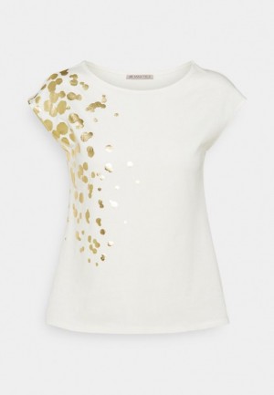 Anna Field Print T Shirt T-shirt Dam Vita | RGP-924308