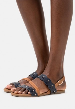 Anna Field Sandals Sandaler Dam Mörkblå | LFS-129406