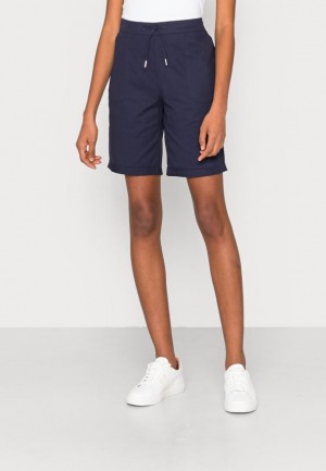 Anna Field Shorts Långbyxor Dam Mörkblå | NPR-942035