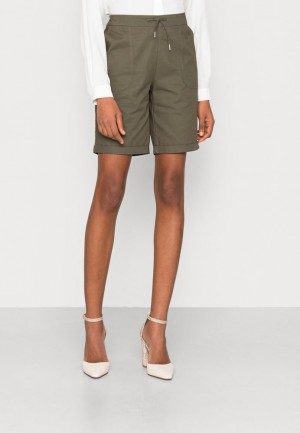 Anna Field Shorts Långbyxor Dam Mörkgröna | XCB-258719