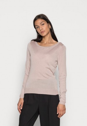 Anna Field Silk Blend Jumper Jumper Pullover Dam Beige | SWG-423786