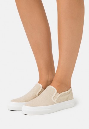 Anna Field Slip Ons Låga Skor Dam Beige | LKT-456710