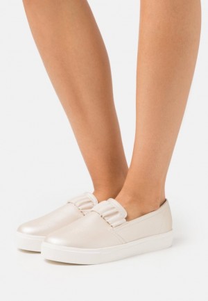 Anna Field Slip Ons Låga Skor Dam Guld | CZP-124697
