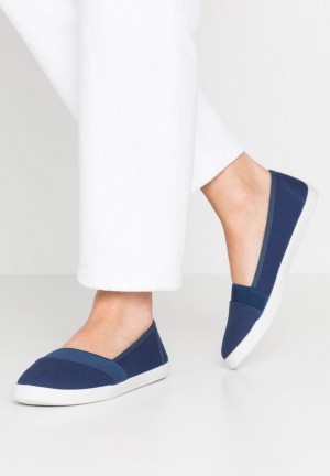Anna Field Slip Ons Låga Skor Dam Mörkblå | PID-261578