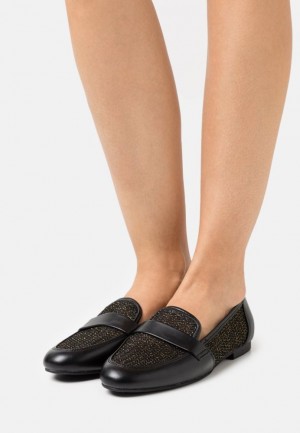 Anna Field Slip Ons Låga Skor Dam Svarta | JRB-543280