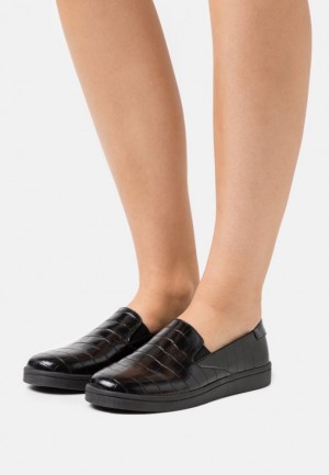 Anna Field Slip Ons Låga Skor Dam Svarta | EAI-056148